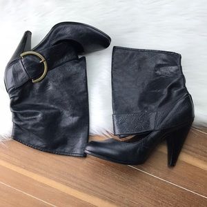 2/$15 Naughty Monkey Heeled Ankle Boots Sz 8.5